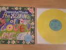 Depeche Mode ?– The Meaning Of Love,Yellow Clear Vinyl, 12