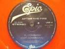 After the Fire  Epic 45,401 Kommissar b/w Dancing in Shadows  Mexico Red Vinyl