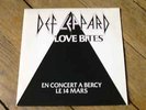 DEF LEPPARD Love bites / love & affection FRENCH ONLY PROMO PS