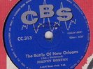 The Battle of New Orleans by Johnny Horton on a rare South African 78rpm 1960