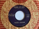 WANDA JACKSON Funnel of Love/Right or Wrong CAPITOL 4553 VG+ ROCKABILLY orig 45