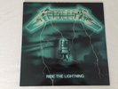 METALLICA - RIDE THE LIGHTNING - RARE YELLOW VINYL, GREEN SLEEVE, THRASH METAL