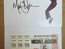Bad Tour Milton Keynes Bowl 1988 Michael Jackson concert ticket UKwith autograph