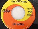 LOU RAWLS-WHEN LOVE GOES WRONG-CAPITOL 5941. VG++