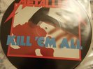 METALLICA KILL EM ALL PICTURE DISC VINYL LP NO BARCODE RARE