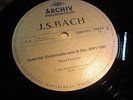 BACH 6 SUITES FOR CELLO SOLO - PIERRE FOURNIER -  ARCHIV PRODUKTION STEREO MINT