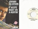 Musterplatte / Promo Johnny Tillotson - it keeps right on a - hurtin / She gave
