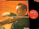 PHILIPS: ARTHUR GRUMIAUX: MOZART: VIOLIN CONCERTOS #3,5 MINT- PLAY GRADED