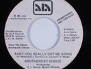 70s Soul 45 BROTHERS BY CHOICE Baby You Really Got Me Going ALA HEAR wlp