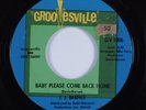 Northern Soul 45 J.J. BARNES Baby Please Come Back Home GROOVESVILLE HEAR