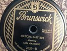 SAM MANNING BRUNSWICK 7026 BLUES JAZZ 78 RPM RECORD E+