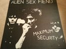 LRX:GOTH INDUSTRIAL NM/NM Vinyl LP ALIEN SEX FIEND MAXIMUM SECURITY RE