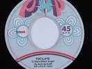 Latin Northern Soul Funk 45 BLACK SUGAR Too Late SONO RADIO HEAR