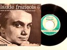 45 T. SP JUKE BOX avec encart carton CLAUDE FRANCOIS Des bises de moi pour toi