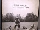 George Harrison All Things Must Pass Vinyl Record Apple STCH 6.39 w/ Poster