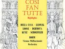 Decca SXL2058 - Mozart - Cosi Fan Tutte - DELLA CASA - LUDWIG - LOOSE - BOHM
