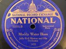 National 12251 JELLY ROLL MORTON  ORCH Muddy Water 1923 78 rpm E+ 1st session