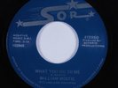Modern Soul Boogie 45 WILLIAM BOSTIC What You Do To Me SOR VG++ HEAR 2nd press