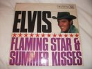 ELVIS - FLAMING STAR & SUMMER KISSES LP ON BLACK/RED SPOT RCA/VIC. LABEL EX++/NM