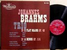 Westminster WL 5146 Brahms Horn Clarinet Trios Barylli, Wlach KWARDA VG++ TO NM