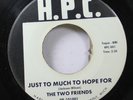 Hear  R&B Detroit Rare 45 The Two Friends - Just To Much To Hope For / Family Re