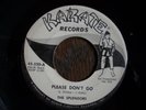 NORTHERN SOUL  THE SPLENDORS  please dont go  KARATE 520 PROMO CLEAN & GREAT