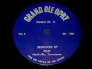 Hank Snow - Billy Walker : GRAND OLE OPRY show #44 vinyl LP @ WSM Radio 1964