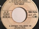 RARE Elvis Presley / Jean Chapel RCA Victor DJ-7 WL PROMO  Love Me Tender VG-