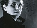 LEO FERRE ( † 1993) autographe dédicace sur photo par photographe Serge Jacques