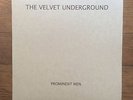 THE VELVET UNDERGROUND 'PROMINENT MEN' LP LOU REED