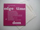 DOM    EDGE OF TIME    D    SECOND BATTLE    CLEAR VINYL    MINT