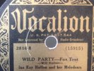 78 RPM HOT JAZZ INA RAY HUTTON MELODEARS Vocalion 2816 WILD PARTY/Witch Dr  E+