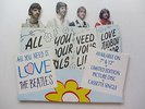 THE BEATLES U.K. 1987  ALL YOU NEED IS LOVE  45  SHOP COUNTER  PROMO DISPLAY