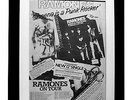 RAMONES+Sheena Ia A Punk+POSTER+AD+FRAMED+RARE ORIGINAL 1977+EXPRESS GLOBAL SHIP