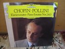 CHOPIN POLLINI Piano sonatas # 2 , 3 DG digital 415 346-1  NM