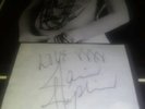 Janis Joplin autograph