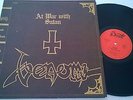VENOM at war with satan LP BERNETT french pressing 1984 RED LABEL