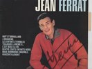 JEAN FERRAT magnifique 25 cm 33T DEDICACÉ NUIT ET BROUILLARD Neuf + languette