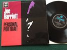 JOE HARRIOTT personal portrait 1968 BLUE/BLACK COLUMBIA STEREO 1ST PRESS SCX6249
