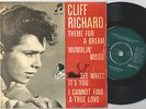 CLIFF RICHARD Theme For A Dream Danish EP 45PS 1961