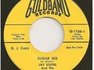 JAY STUTES & SWAMP PICKERS cajun 45  Sugar Bee / Come Back Home Little Girl - NM