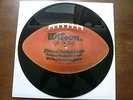 Judas Priest Breaking The Law WILSON Football UNCUT Picture Disc Shape Record