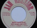 CLASSIC UK DIGI ROOTS King General Put Down The Gun UK Jah Warrior 45 Listen