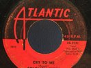 SOLOMON BURKE Cry To Me   I Almost Lost My Mind NORTHERN SOUL 45 Record ATLANTIC