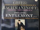 GRIEG RACHMANINOFF Concerto Rhapsody ENTREMONT PHILIPS UK Original SABL123 LP EX