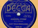 COUNTRY 78 : EAST TEXAS SERENADERS ON DECCA SUNBURST 5375
