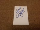 CHARLIE WATTS   - ROLLING STONES SIGNED PAPER PAGE  - 4 x 3 Inches   - AUTHENTIC