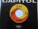 THE BEATLES Love me do CANADA CAPITOL 72076 ORIGINAL '60s Orange swirl 45