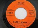 BARRY WHITE & ATLANTICS Tracy /Flame Of Love NORTHERN SOUL ORIGINAL FARO 45 HEAR