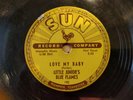 LITTLE JUNIOR PARKER'S BLUE FLAMES SUN 192 Mystery Train Memphis Blues 78 VV+